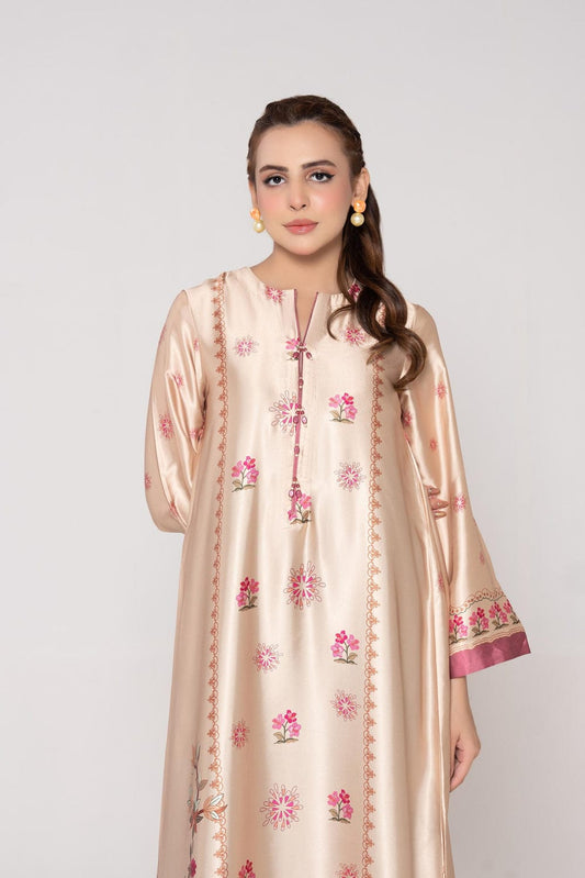 Rosé Bloom Long Kaftan