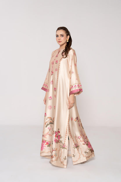 Rosé Bloom Long Kaftan