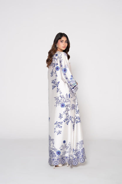 Sapphire Bloom Kaftan